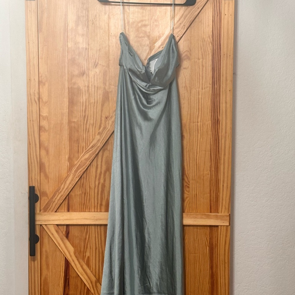 MABLE Blue Slip Dress